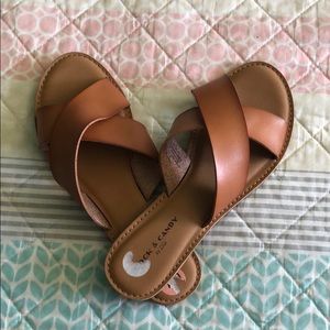 Brown sandals